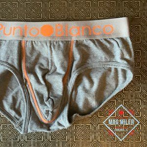 PUNTO BLANCO GREY ORANGE BRIEF, MED